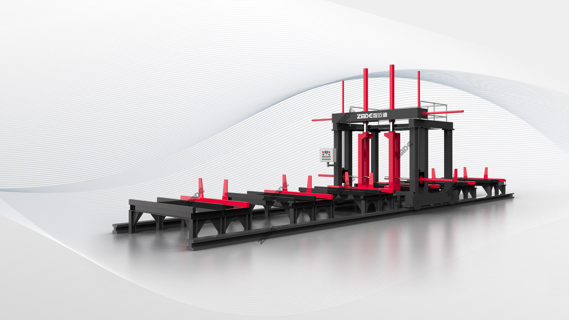 裝配式U型鋼梁組立機（設備行走）